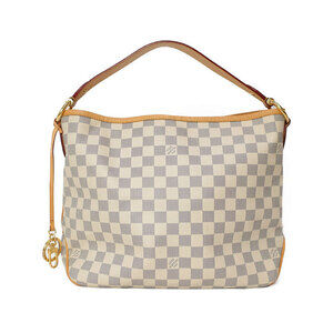 Louis Vuitton Damier Azur White Delightful Semi Shoulder Bag